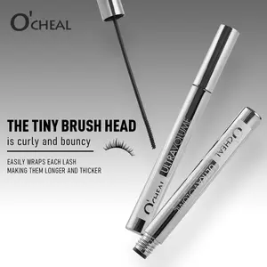 O'CHEAL Long Curling Mascara Waterproof And Sweat-proof Steel Tube Mascara Genuine Mascara Cosmetic Smooth  Black Brown Eyelash Makeup