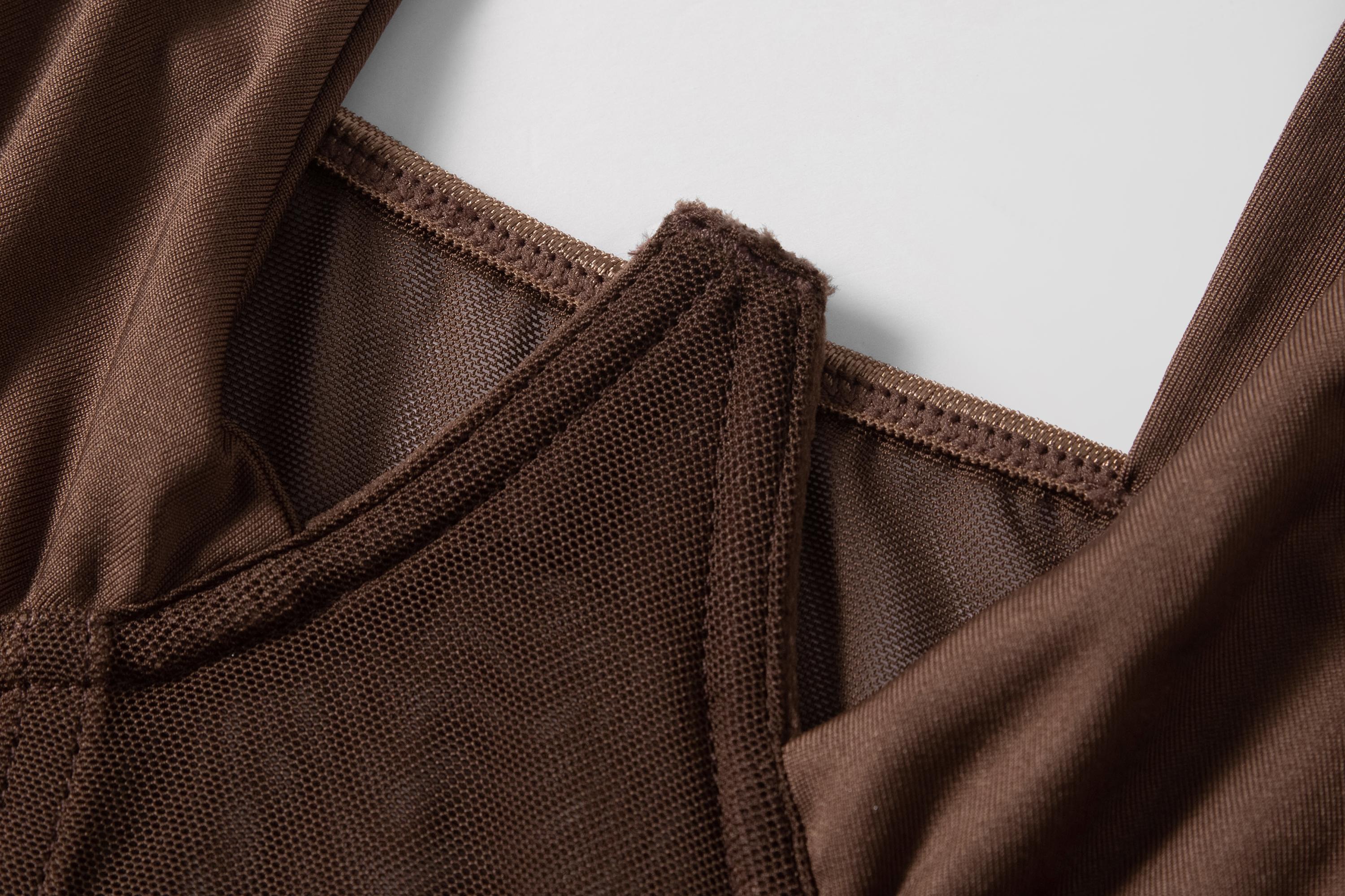 GBELLA Women's Bodysuit, Sexy Crossover Neckline Mesh Slim Fit Comfortable and Stretchy, Underwear Womenswear Top Clothes, Perfect for Vacation Holiday Gifts Beach and Summer Must-Have Outfits