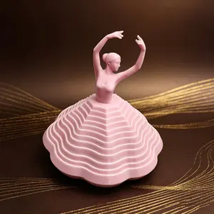 Ballet Dancer Stress Relief Ornament, Artistic 3D Illusion Foldable Decor, Creative Holiday Gift, Dance Enthusiast Collectible, Office & Home Decoration