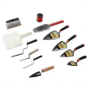 2024 Putty Knife Set Multiple Sizes Stainless Steel Concrete Scraper Masonry Hand Tools for Dry Wall Applying