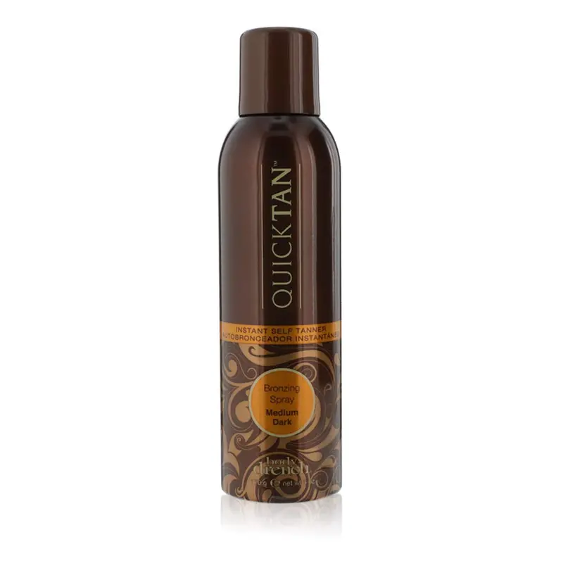 Body Drench QuickTan Instant Sunless Self Tanner Bronzing Spray - Salon-Quality Medium-Dark Tan, Streak-Free, Tinted, Nourishing Body Care, Flawless Finish, 6 oz, 1-Pack