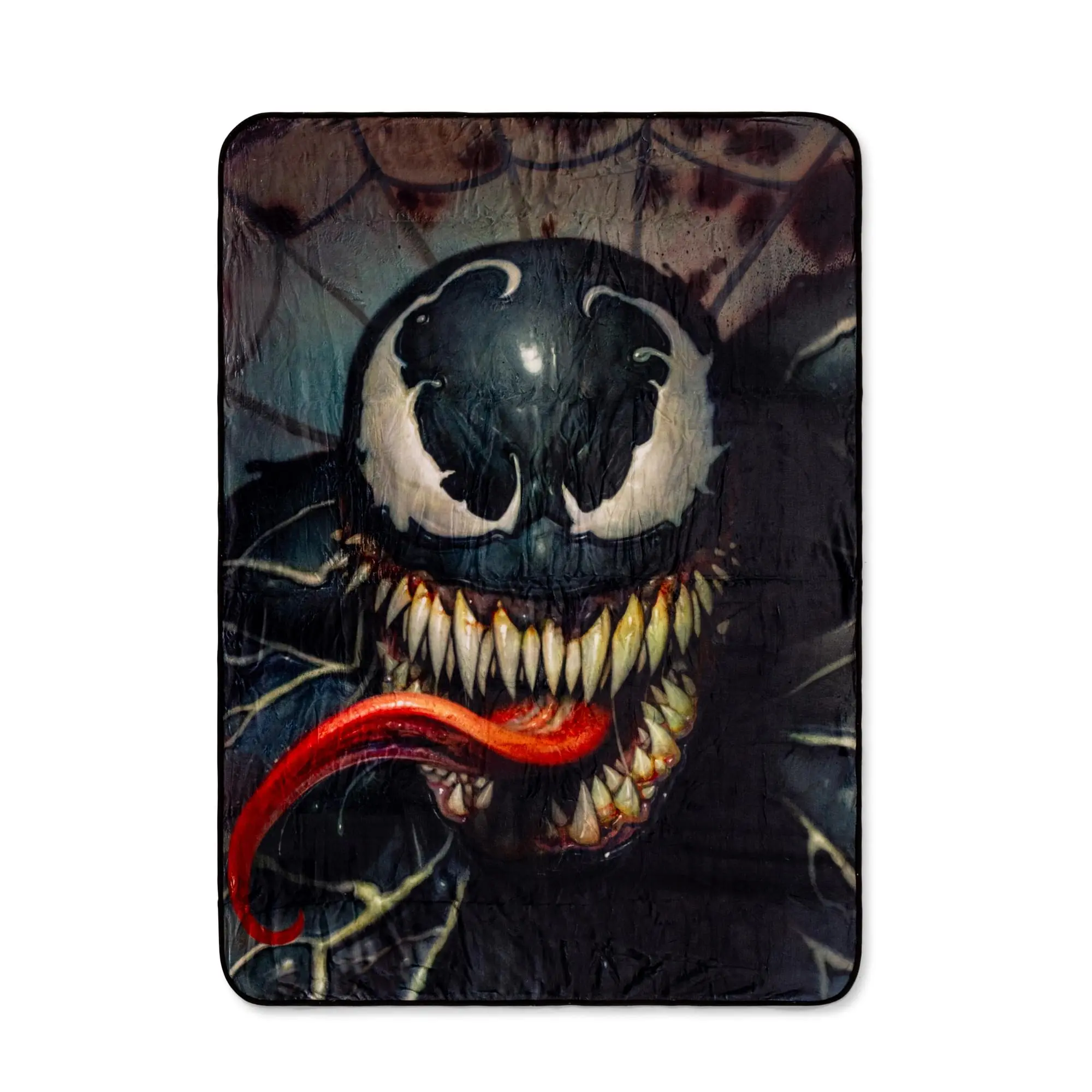 Marvel Venom Fluffy Fleece Throw Blanket, Soft Throw Blanket | 45x60 In