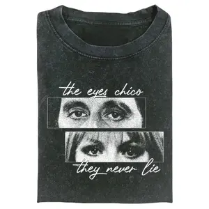 The Eyes Chico – They Never Lie Unisex T-Shirt, Vintage Eyes Print Fashion Cotton, Full Colors, Full Sizes, For Men, For Women