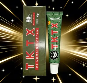 TKTX Tattooing Anesthesia Cream-Green 80% Upgraded Painless Tattooing Cream-Efficient anesthesia formula, which is pure and friendly to the skin and lasts for 6-8 hours without pain to realize professional tattoo experience.