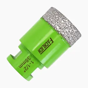 Diamond Core Drill Bits Vacuum Brazed Dry Diamond Hole Saw for Porcelain Ceramic Tile,Granite,Marble,Concrete,Masonry,Brick