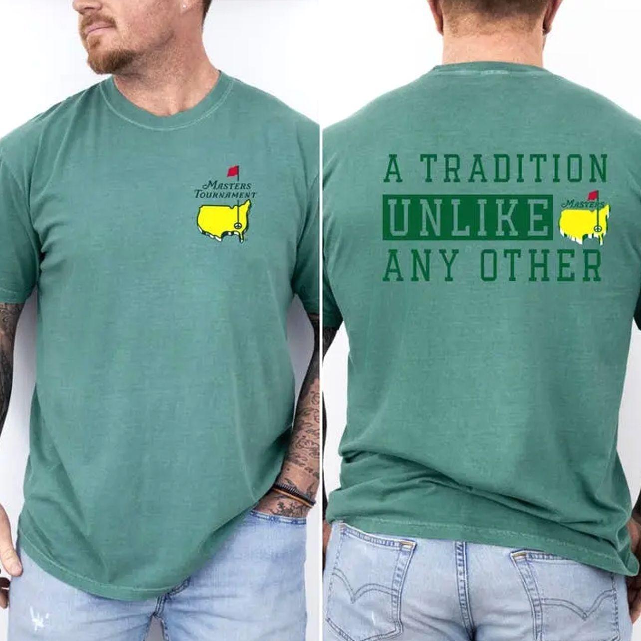 Comfort Colors A Tradition Unlike Any Other Shirt, Masters Golf Shirt, Augusta Graphic Tee, Gift For Him, Menswear