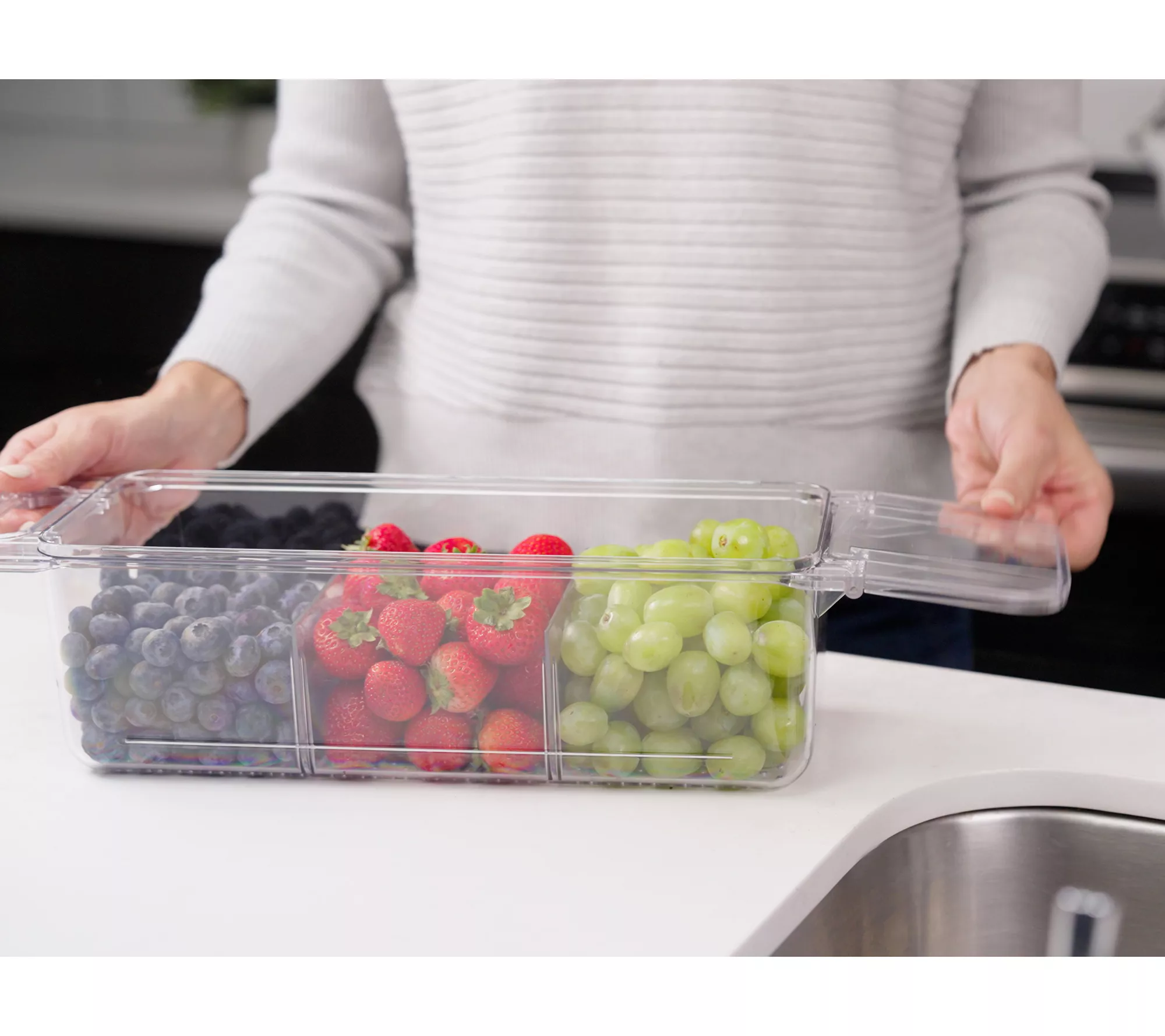 Copco 3-in-1 Rinse & Store Multi-Function Storage Bin