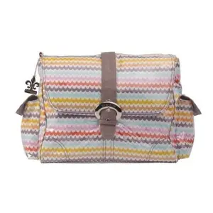 Kalencom Laminated Buckle Diaper Bag Color: Spa beis  diaper  backpack backpack  women