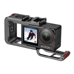 Metal Cage for DJI Osmo Action 5 Pro,DJI Action3/4/5 Pro Premium Accessories Multifunction Mount Protective Frame Case Aluminum Housing Camera Expansion Protector Cage