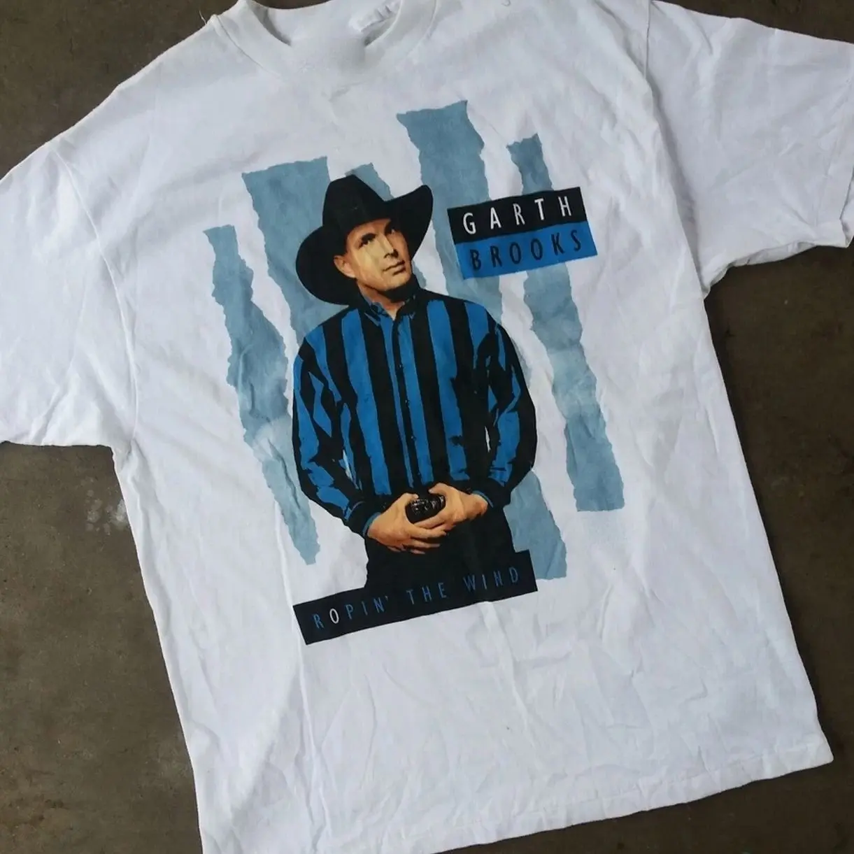 Vintage Garth Brooks For Fans Cotton White All Size Unisex Classic Shirt BT247 7