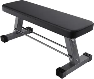 Essential Flat Weight Bench for Your  Gym  Heavy Duty Workout Bench for Bench Press,  Thrusts & Strength  Exercise  Compact, Fitness Equipment for  Use