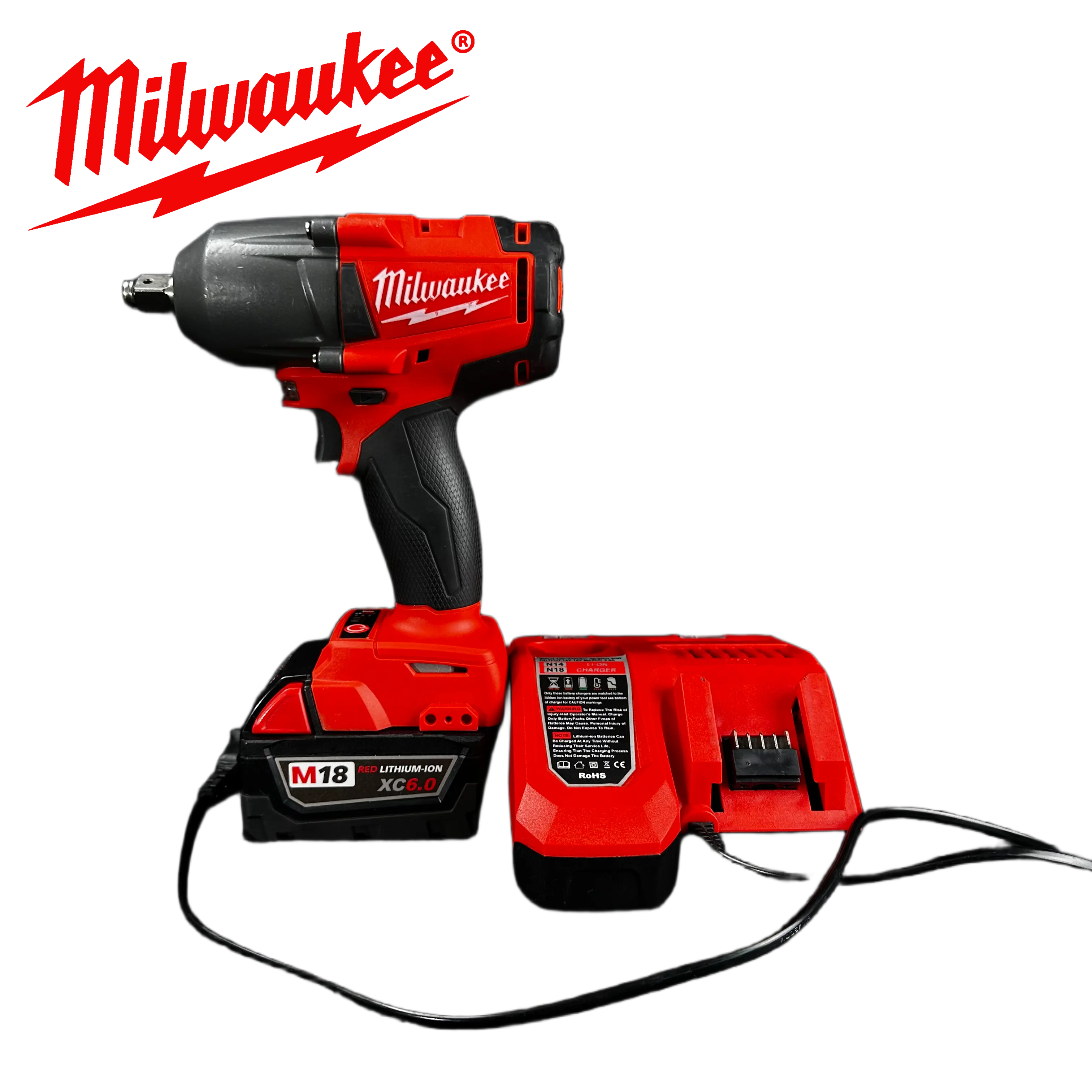 Milwaukee High-Torque Torque Wrench Kit - 900N.m Car Tools, Standard Square Drive, Ergonomic Vibration-Dampening Handle, LED Indicator, Impact Wrench Compatible, for Auto Repair, Plumbing Assembly