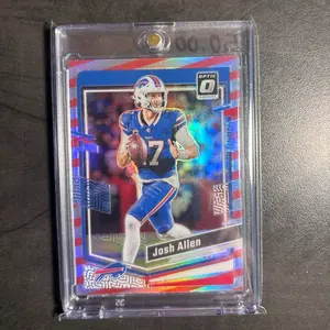 Panini 2023 Optic Josh Allen Freedom SSP Football Trading Card Limited Edition Collectible