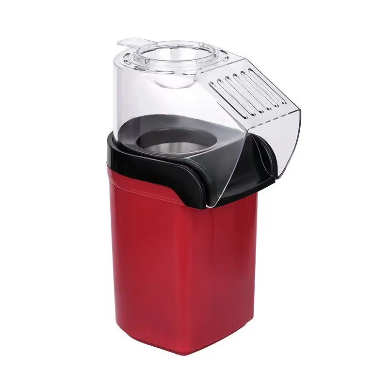 Blower-Type Electric Mini Popcorn Maker - Synthetic Household Appliance, Oil-Free Popping, Auto Shut-Off, Fits on Any Kitchen Counter, 27x17.5x12.5 cm, for Families, Kids, Movie Nights, Dorms