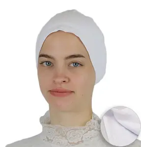 Modefa Non-Slip Cotton Bonnet - White