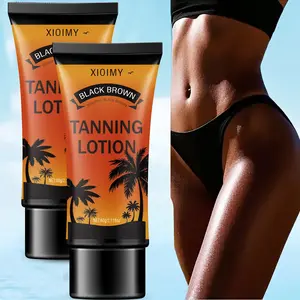 2pcs Accelerated Beauty Balm, Quick Tan Copper Wheat Color, Refreshing Moisturizing Non-Greasy, 72-Hour Long-Lasting, Beach Vacation Essential, Self Tanner
