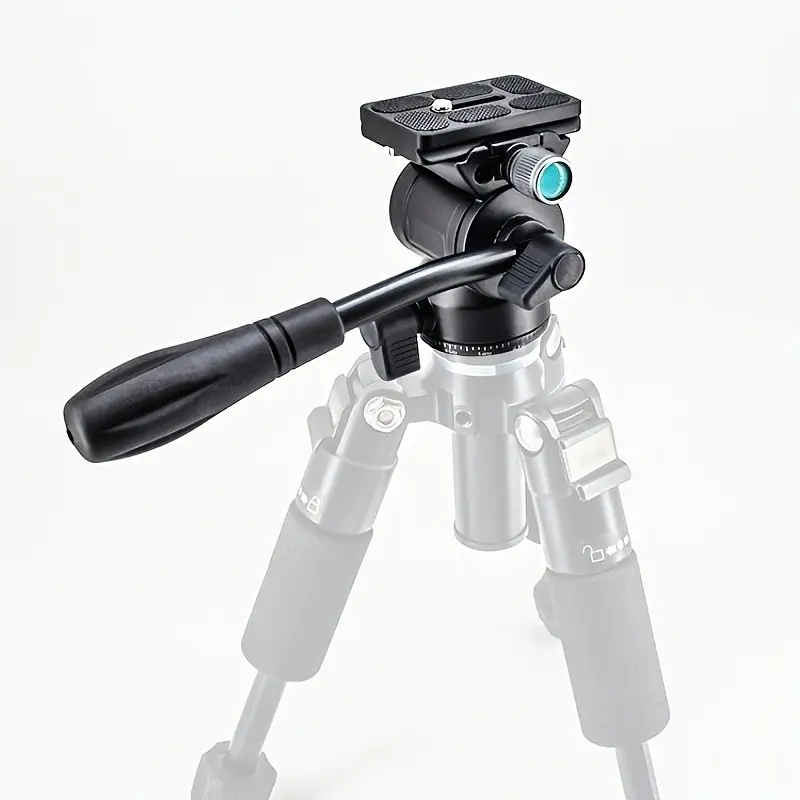 Metal Mini Shock Absorber Hydraulic Gimbal Tripod, Panoramic Universal 360 Degree Rotation, Digital Camera Gimbal, Compact Durable Design