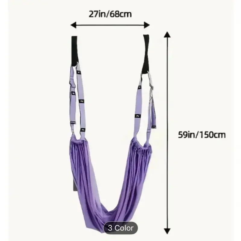 Yoga Rope 27in x 59in 3 Color Options for Enhanced Flexibility and Comfort in Your Practice