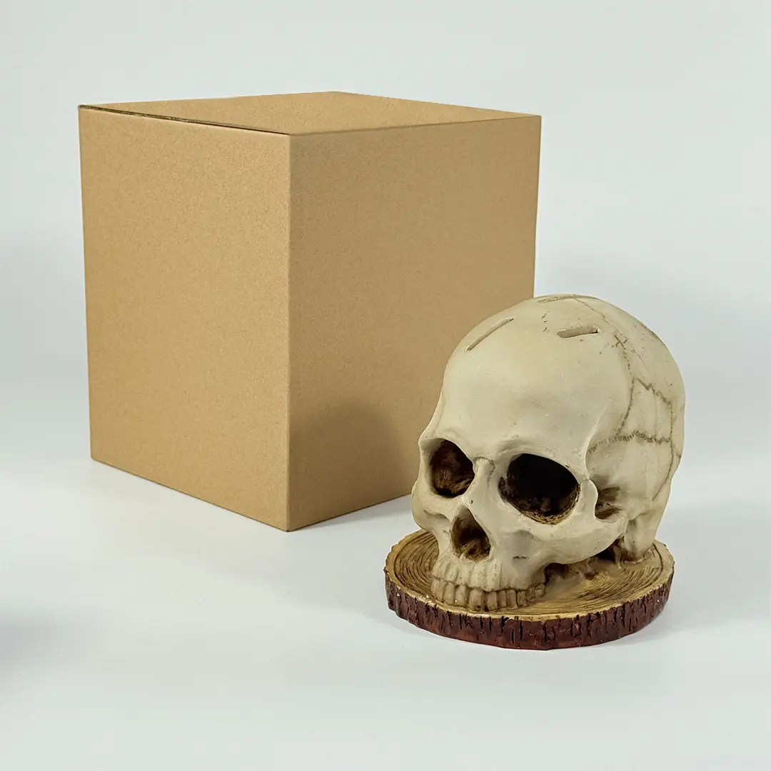 Skull Knife Holder, Resin Gothic Knife Block, Unique Gift For Boyfriend & Men, Halloween Kitchen Home Decor Storage Rack, Knives NOT Included