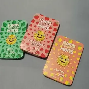 Flintts Mints After Party Variety 3 Pack- Mint, Strawberry Magic Lemon - Natural Flavors, Sugar-Free & Vegan, Dry Mouth Mints