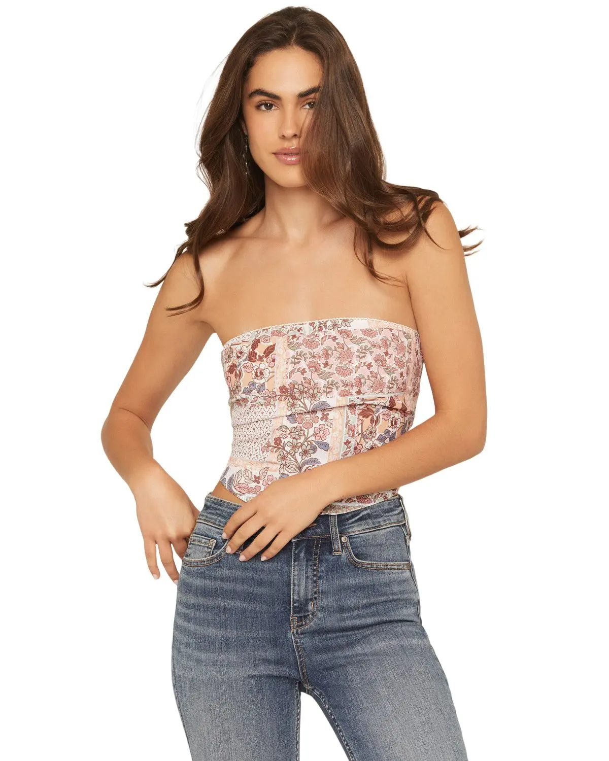 Originality Women's Women'S Boot Barn Patchwork Print Bandana Top - B1583y350jd-Olv