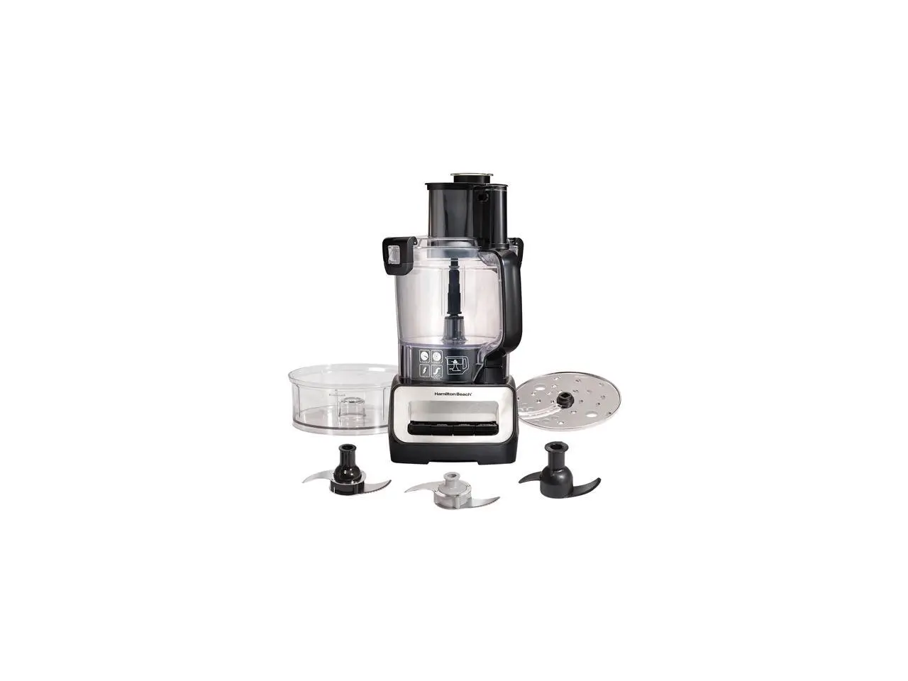 Hamilton Beach 70585 Stack & Snap 14 Cup Duo Food Processor