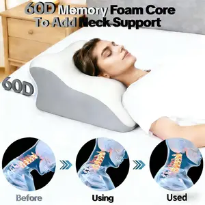 Bump Acupoint Memory Foam Pillow、for Neck, Back and Leg Support, Suitable for Face Down Reading pillow, Soft and Comfortable Fabric, Multi Purpose, Removable, SleepingPillow Home, Sofa，Living Room