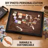 Flinelife Wooden USA Travel Jigsaw Puzzle ,Handmade, State Pieces, Tabletop/Wall Home Decor, Oddities Gifts for Vintage Room Accents, Wooden Jigsaw Puzzle, Removable Wooden Pieces, home decor, unique traveler gift,