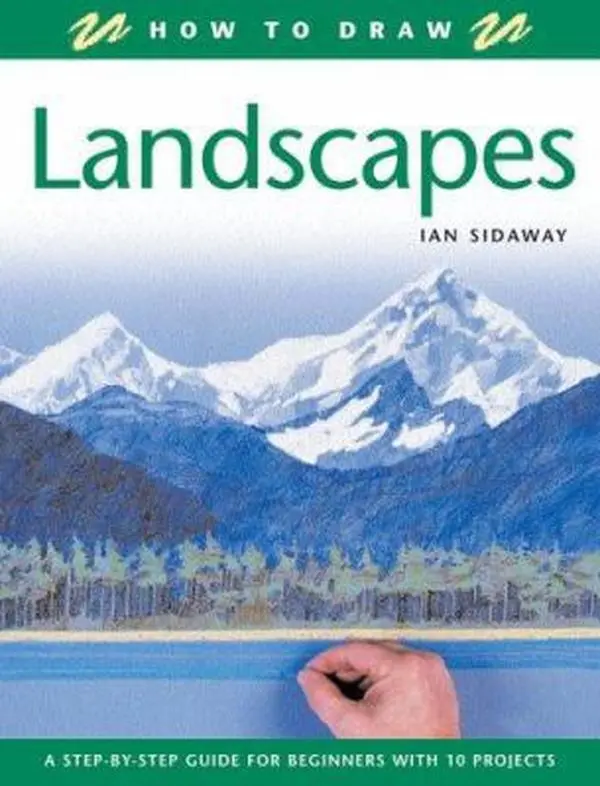 USED Book - How To Draw Landscapes: A Step-by-step Guide For Beginners With 10 Projects by Ian Sidaway (Paperback) - english