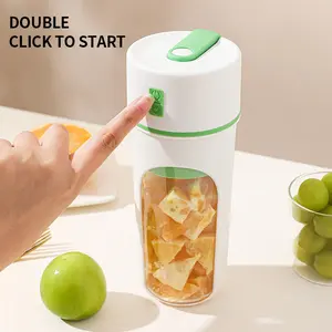 480ml large-capacity fresh juicer, portable USB electric juicer cup, powerful hand-cranked wireless juicer