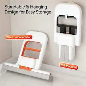 Mini Handheld Mop Tiktok Trend, Multi-Functional Cleaning Tool, Microfiber for Desktop Mirror Kitchen Bathroom, Reusable Portable Cleaner