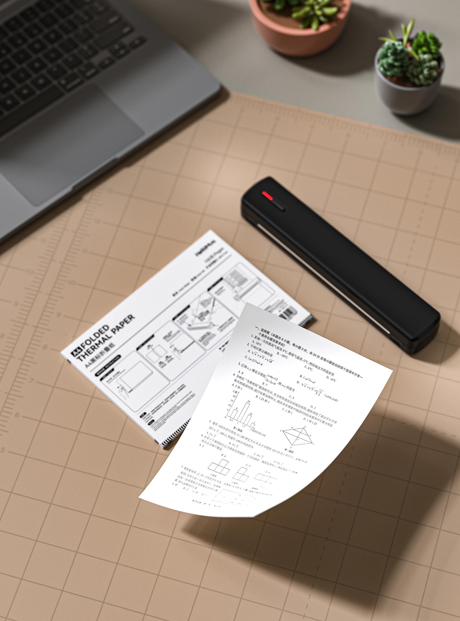 Tattoo Template Printer Thermal Printer DIY Tattoo, Wireless Mini Tattoo Transfer Printer, Compatible With Smartphones And IOS, Comes With 5 A4 Tattoo Papers, 5 Printing Papers, Perfect Holiday Gift