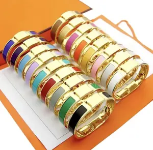 Enamel Bracelets,  Silver Gold Bangles, Perfect For Everyday Wear, Elegant Design, Fashion Charm Bangles