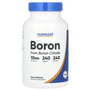 Nutricost Boron, 10 mg , 240 Capsules Nutricost Boron, 10 mg , 240 Capsules