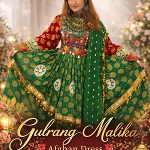 Gulrang Malika Afghan Dress