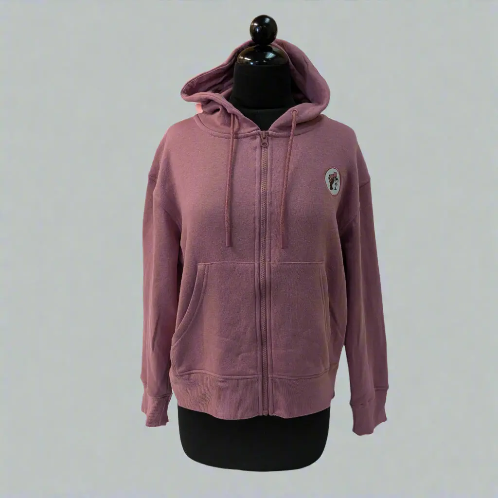 Buc-ee's Pink Full Zip Fleece Hoodie