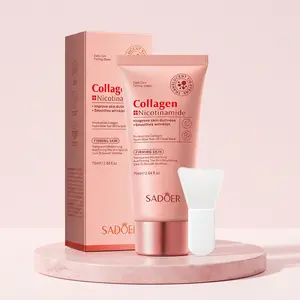 SADOER Collagen Night Wrapping Mask : SLEEP, SHED, AND GLOW! Skincare Skin Repair Comfort Pink