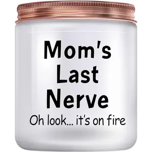 Gifts for Mom from Daughter, Son - Funny Mom Birthday Gifts - Mother's Day  for Mommy Mama - Mom's Last  Scented Candle