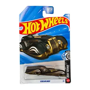Hot Wheels Screamliner Black and Gold Mainline 141/250 Diecast Car