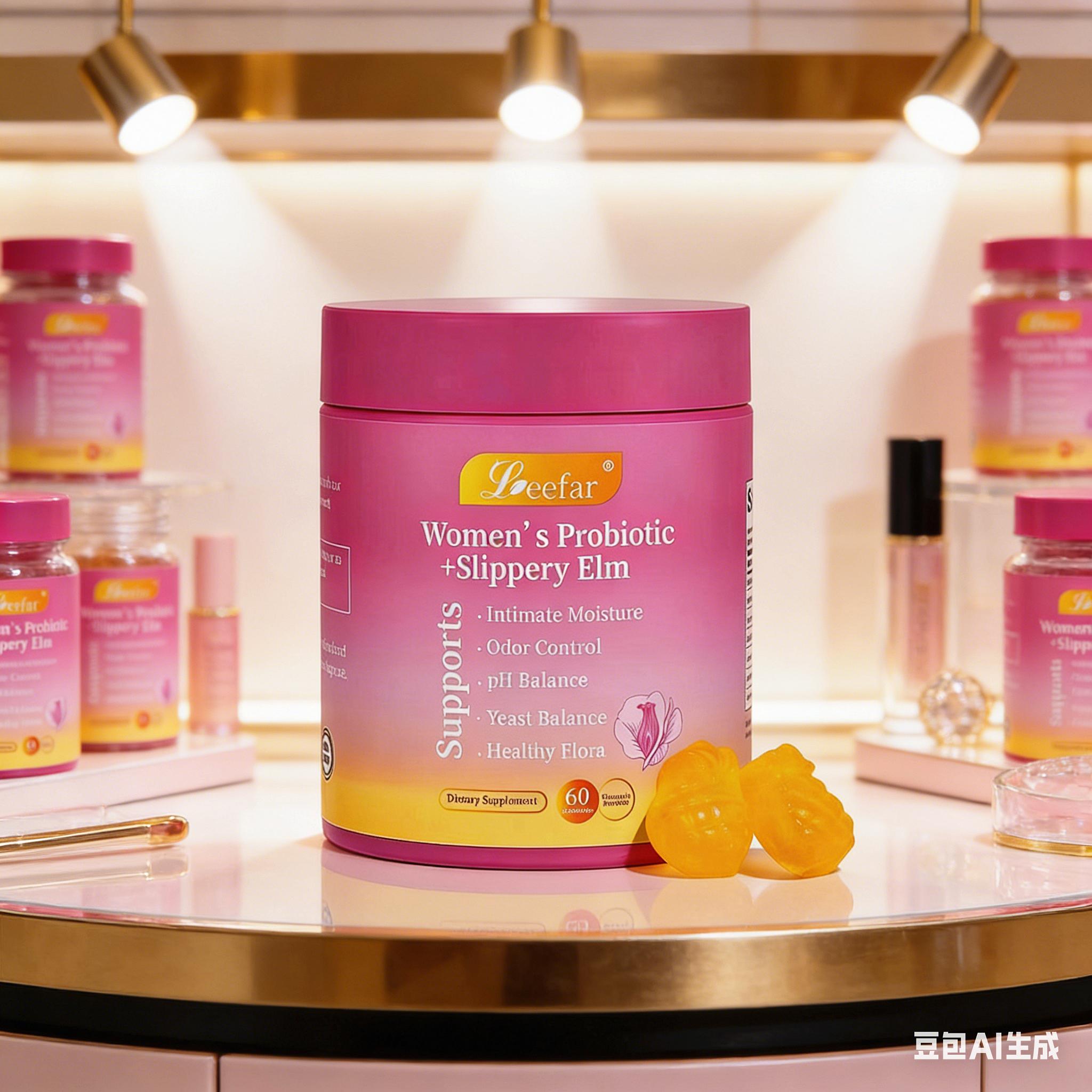 Her Juicy Feminine Probiotics Gummies for Women - All-in-One pH Balance & Dryness Support with Slippery Elm,Prebiotics & Lactobacillus Blend - Hawaiian Pineapple Flavor,60 Count Her Juicy Feminine Probiotics Gummies for Women - All-in-One pH Balance & Dryness Support with Slippery Elm,Prebiotics & Lactobacillus Blend - Hawaiian Pineapple Flavor,60 Count