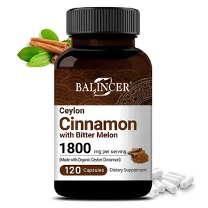 Balincer Ceylon Cinnamon Health Supplement—Supports Bone and Blood Sugar Health 120 Capsules