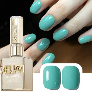 1PC 15ML No.33 New Nail Polish Gel, Ultra-bright Turquoise Green Ultraviolet Gel, Highly Saturated, Smooth And Lasting Salon Nail Art Is Firm And Does Not Hurt Nails, Female Nail Art Christmas Holiday Gift Salon Gel Manicure Cutics