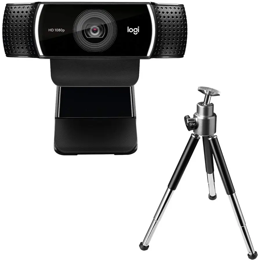Logitech C922 Pro Stream Webcam 1080P Camera for HD Video with Tripod