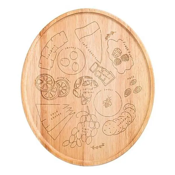 Meg Quinn x Maple Leaf at Home Charcuterie Map Board w/Bonus Recipes