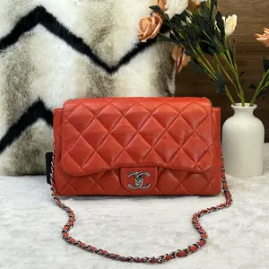 Pre-owned CHANEL Classic Quilted (Matelassé) Coco Mark Chain Shoulder Bag866