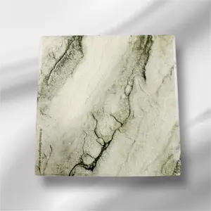 Beige Ceramic Coaster set of 4