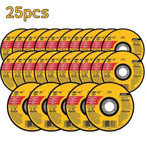 Angle Grinder Metal Cutoff Wheels - 10 Pack of 4-1/2 Inch Discs for Fast, Clean Cuts on All Metals