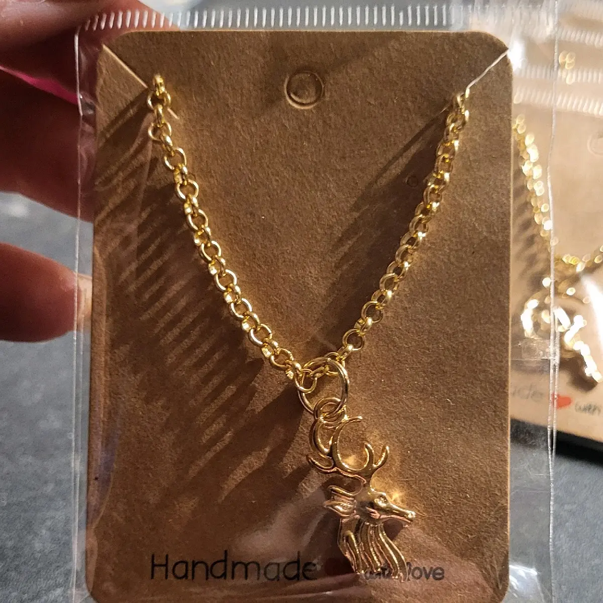 Deer Gold Necklace