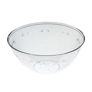 10 In. Clear Round Salad Bowl | 96 Oz.