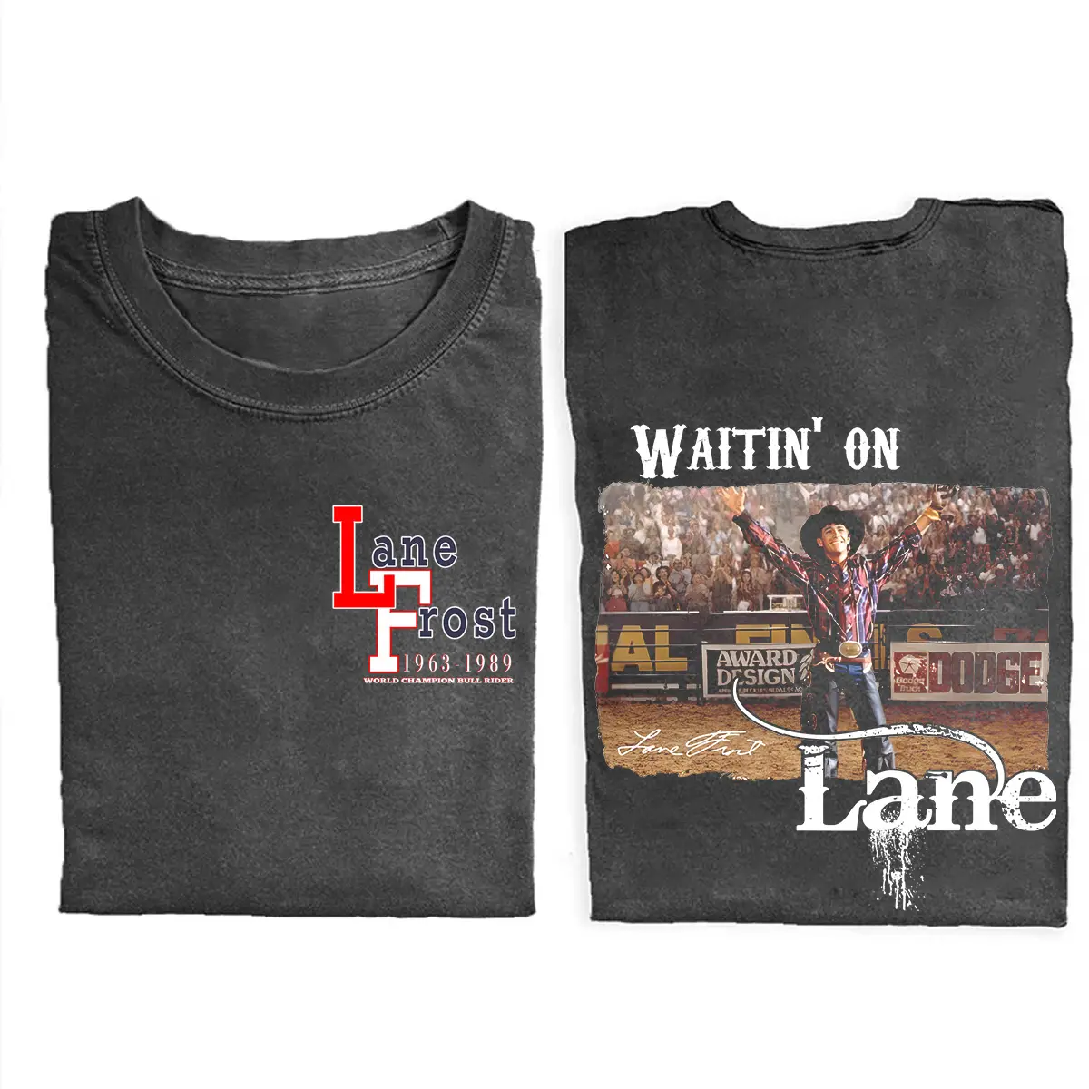 Western Rodeo T-Shirt/Sweatshirt/Hoodie – Lanee Frost Graphic Tee – Bull Riding Cowboy Shirt for Men & Women – Vintage Country Western Top